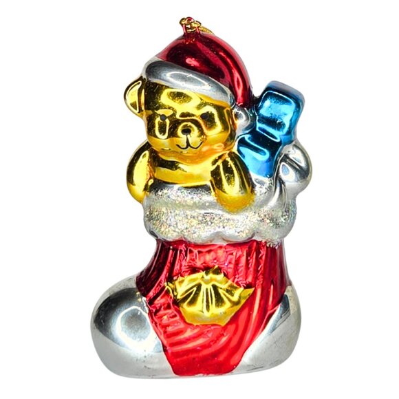 AVON Vintage 1998 Gift Collection Brilliant Festive Ornament Stocking - Picture 1 of 3